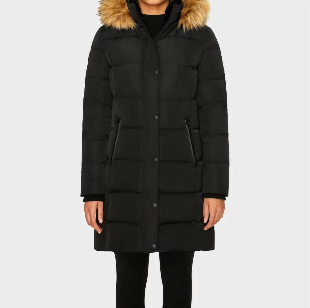 NEW RUDSAK maya puffer jackets in black